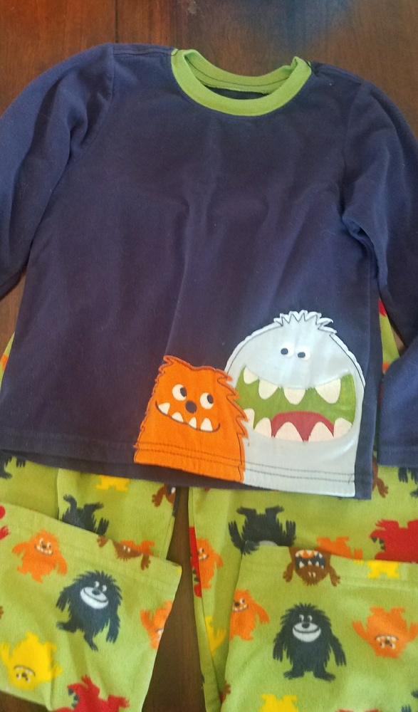 Fuzzy monster pjs